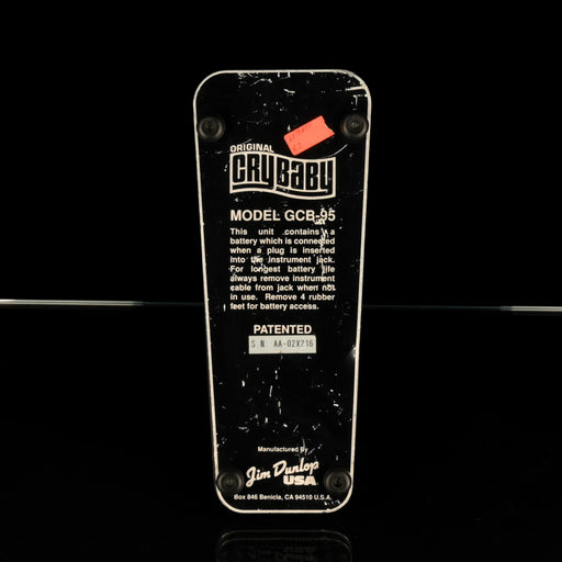 Used Dunlop Crybaby GCB95 Wah Wah Guitar Pedal