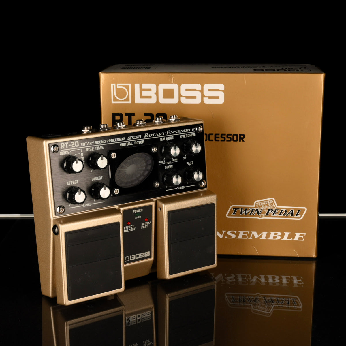 Used Boss RT-20 Rotary Ensemble Rotary Speaker Simulator Pedal With Bo ...