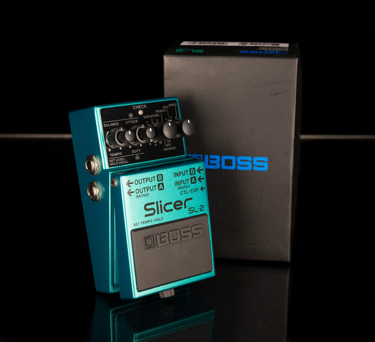 boss pedal slicer Used Boss SL-2 Slicer Audio Pattern Processor Pedal with Box — Truetone Music