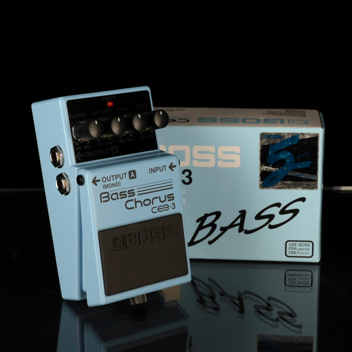 Used Boss CEB-3 Bass Chorus Pedal with Box - 2