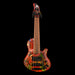 Mayones Cali4 Bass (17.5" Scale) Acid Trip  Custom Swirl With Case One of a Kind