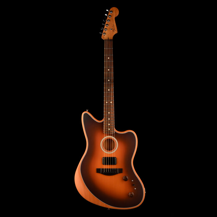 Pre Owned Fender Acoustasonic Player Jazzmaster Sunburst With Gig Bag