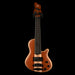 Mayones Cali4 Bass (17.5" Scale) Quilted 5A Mahogany Top Swamp Ash Back Ebony Board With Case