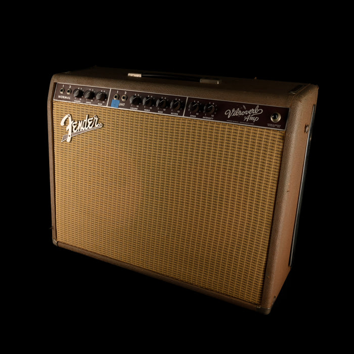 Pre Owned 1993 Fender '63 Vibroverb Reissue Guitar Amp Combo Brown