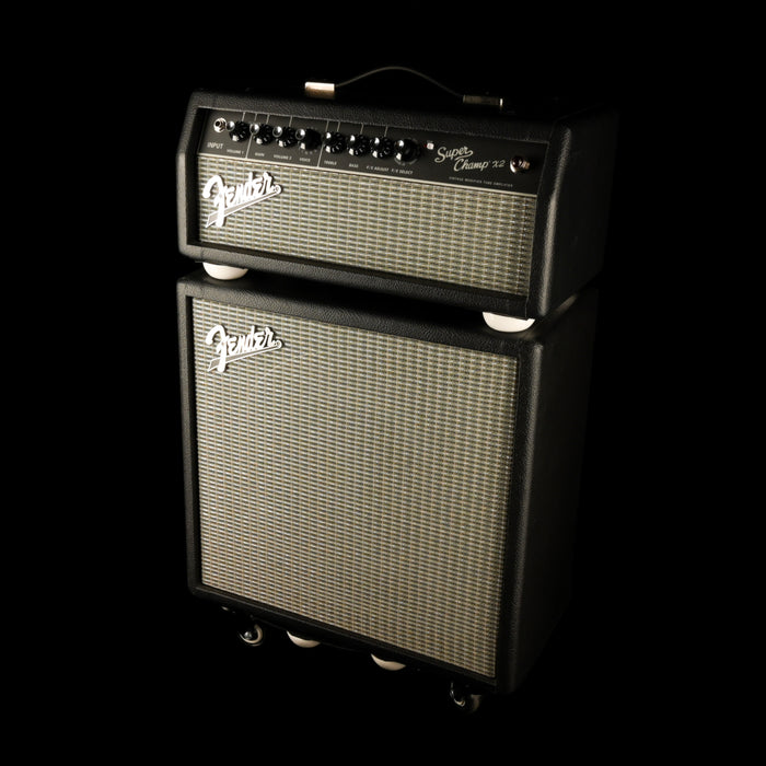 Pre Owned Fender Super Champ X2 Tube Guitar Amp Head - #M1744165 And Matching 1x12" Guitar Amp Cabinet - #M1744398