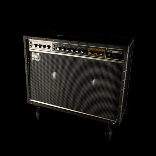 Pre Owned Roland Cube JC-120 Guitar Amp Combo With Footswitch and Cover - Z2M6777