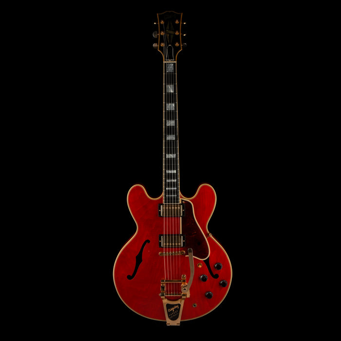 Pre Owned 2015 Gibson Memphis ES-355 Cherry With Bigsby With OHSC