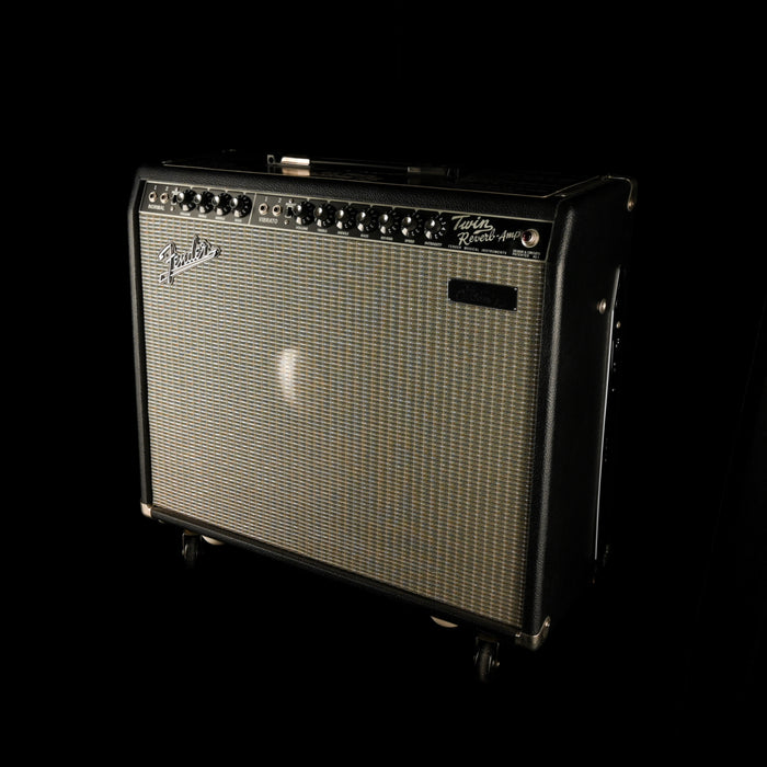 Pre Owned Fender 65 Twin Custom 15 Guitar Amp Combo With Footswitch And Cover