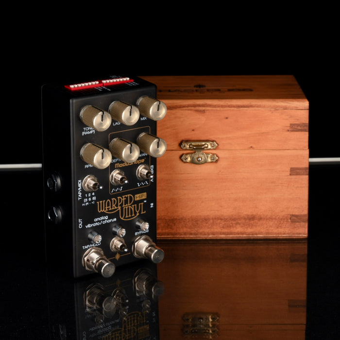 Used Chase Bliss Audio Warped Vinyl HiFi Analog Vibrato Chorus Pedal with Box