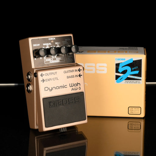 Used Boss AW-3 Dynamic Wah Guitar Pedal With Box