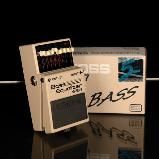 Used Boss GEB-7 Graphic Equalizer Bass EQ Effect Pedal With Box - 2