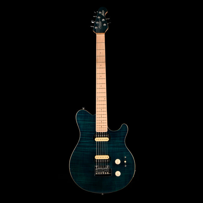 Pre Owned Sterling by Music Man AXIS AX50QM Yucatan Blue