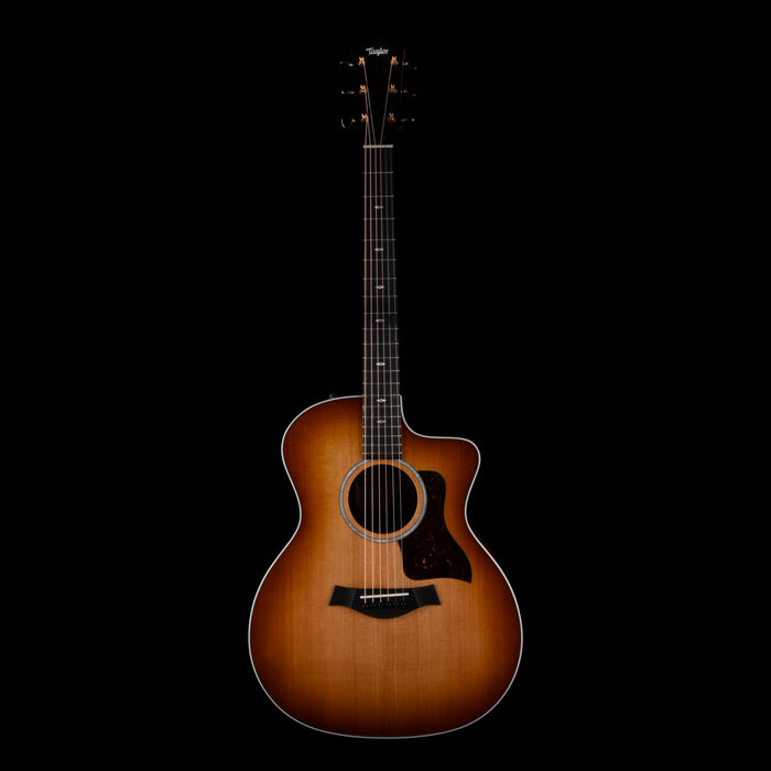 Taylor Special Edition 214ce Tigerwood Shaded Edgeburst Acoustic Electric Guitar With Case
