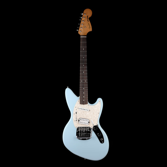 Pre Owned Fender Kurt Cobain Jag-Stang Sonic Blue With Original Gig Bag