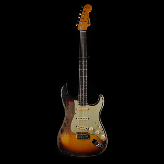 Fender Custom Shop Masterbuilt Jason Smith 1960 Stratocaster Ultimate Relic 3-Tone Sunburst With Case