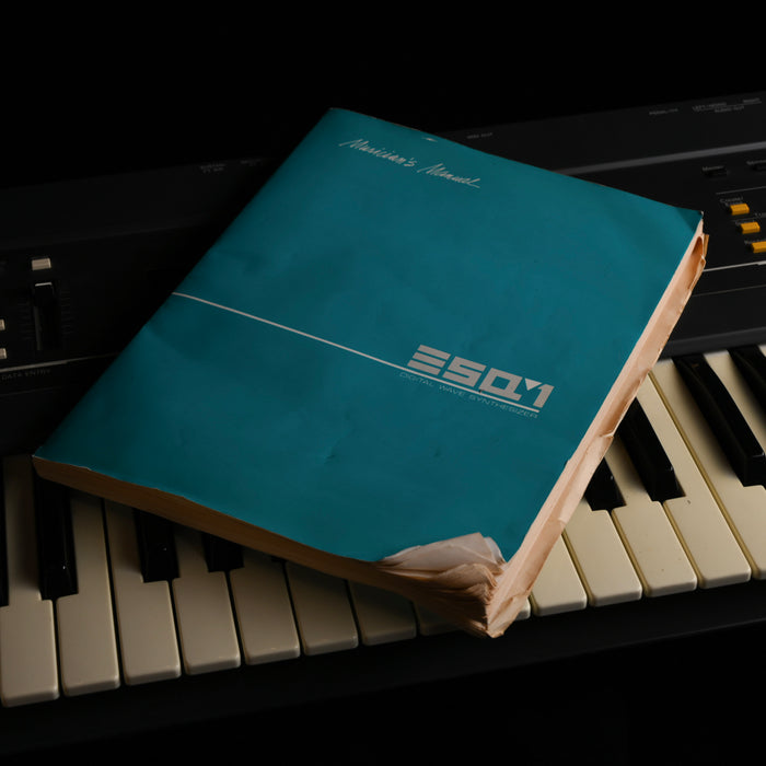 Vintage 1987 Ensoniq ESQ-1 Polyphonic Synthesizer With Gig Bag