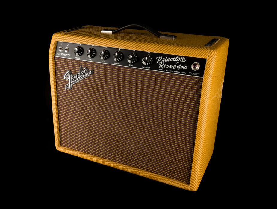 Used Fender '65 Princeton Reverb Tweed With 1x12" Combo With Cover