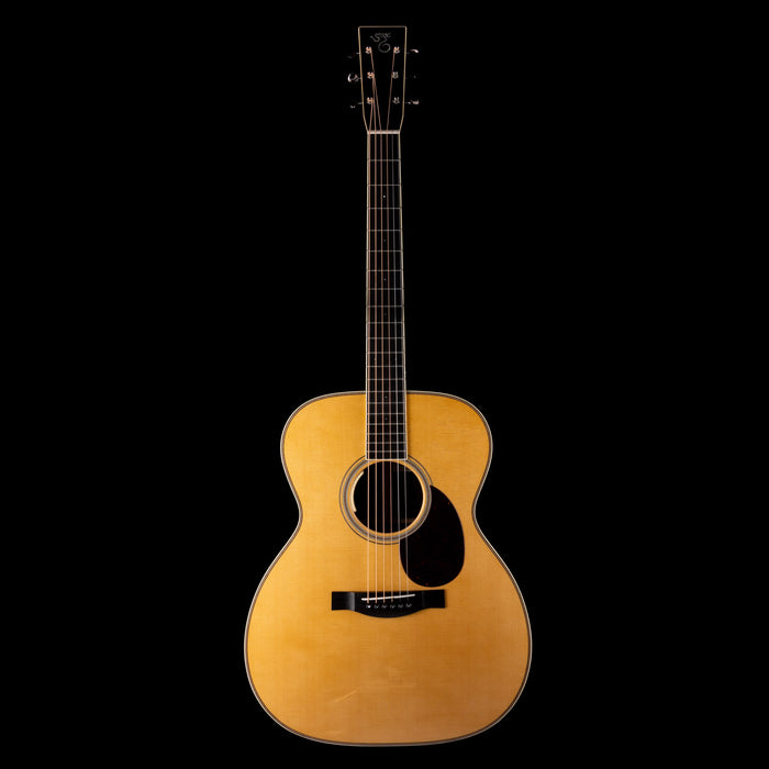 Used Santa Cruz OM Grand Natural Acoustic Electric Guitar with OHSC