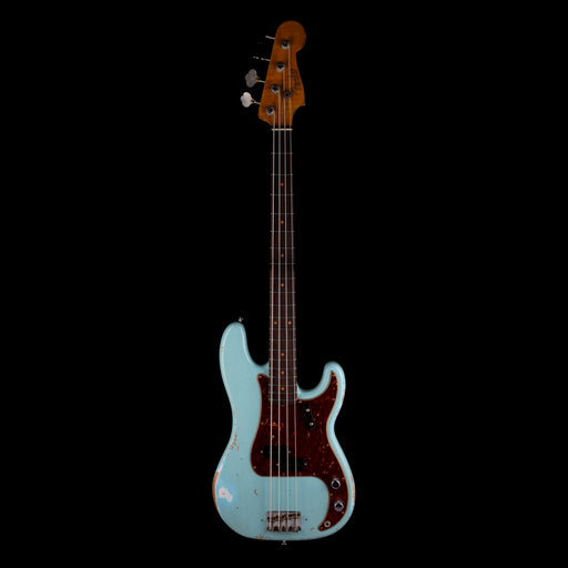 Pre Owned Fender Custom Shop ‘63 Precision Bass Heavy Relic Aged Daphne Blue With OHSC