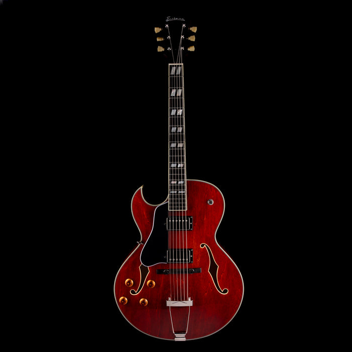 Pre Owned Eastman AR372ce Archtop Truetone Classic Finish Faded Cherry Left-Handed With OHSC