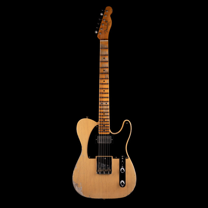 Pre Owned Fender Custom Shop 1951 Telecaster HS Heavy Relic Faded Aged Nocaster Blonde With OHSC