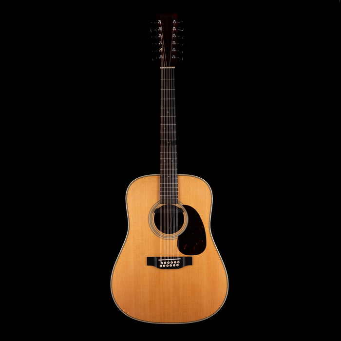 Used Martin HD12-28 Natural With Fishman Rare Earth Magnetic Pickup Acoustic Electric Guitar With OHSC