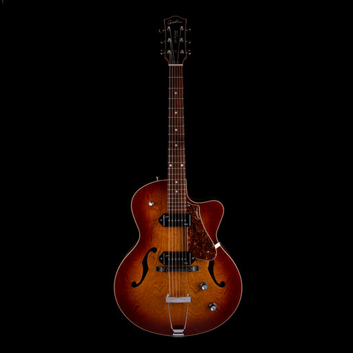 Used Godin 5th Avenue Kingpin Cognac Burst 2-P90 With Gig Bag