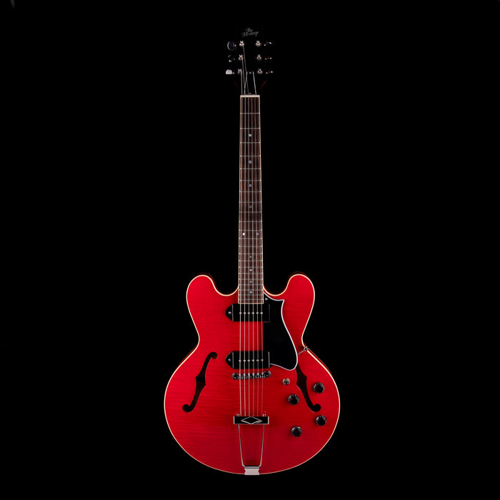 Heritage H-530 Hollow Trans Cherry Electric Guitar with Case