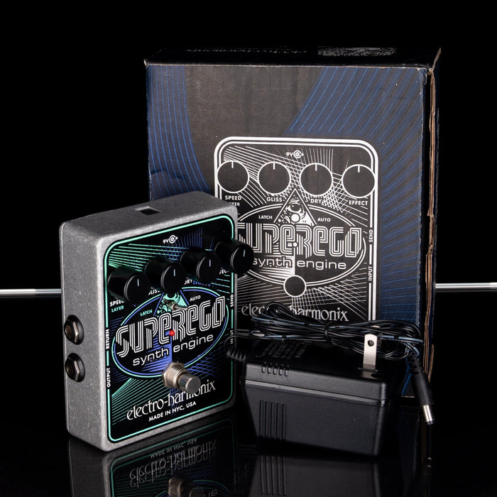 Used Electro-Harmonix SuperEgo Synth Machine Pedal With Box