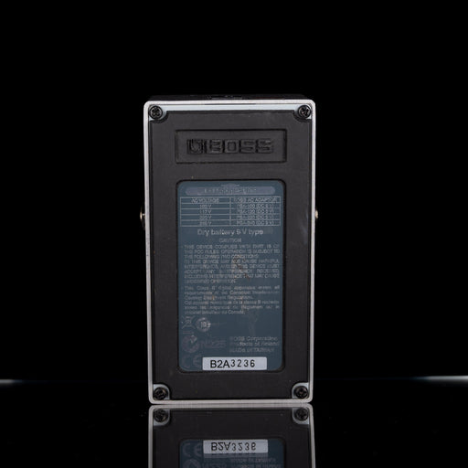 Black electronic device with 'Boss' branding on a black background