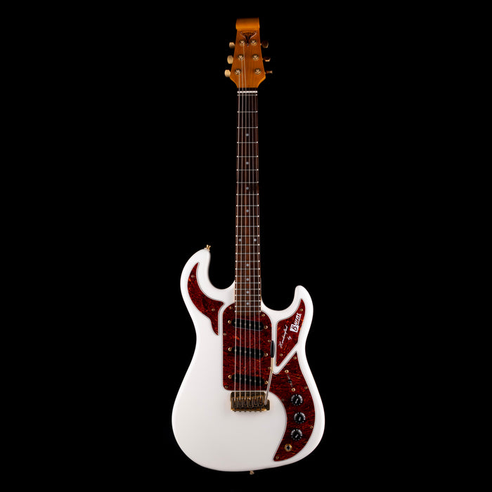 Used Burns Club Series Marquee with Seymour Duncan Pickups White with Case