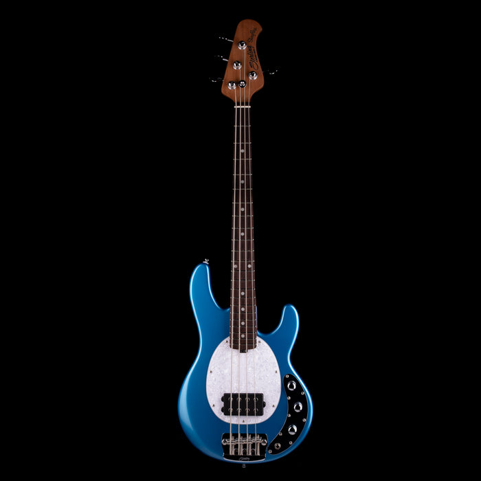 Used Sterling by Music Man StingRay Short Scale Bass Toluca Lake Blue 1 HB With Gig Bag