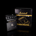Marshall Shred Master guitar effects pedal with packaging on a black background