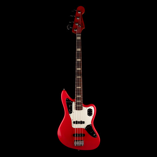 Pre Owned 2007 Fender Made in Japan Jaguar Bass Hot Rod Red With Gig Bag
