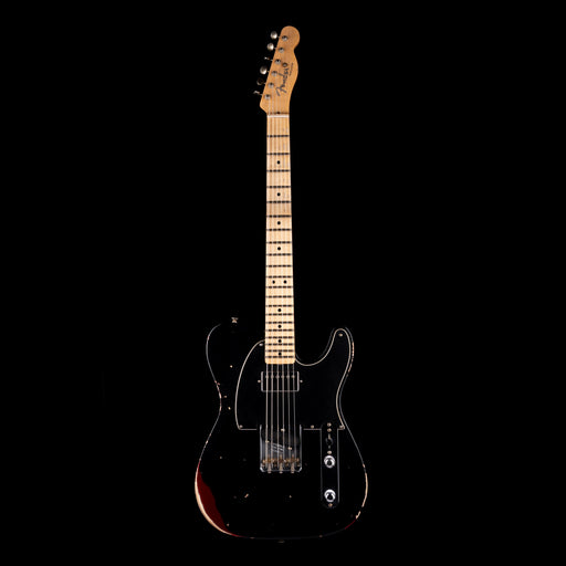 Fender Custom Shop 1952 Telecaster Relic Black Over Candy Apple Red