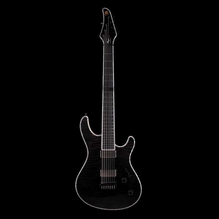 Mayones Regius Core B27 7 String Baritone 27" Scale Trans Gloss Black with Case