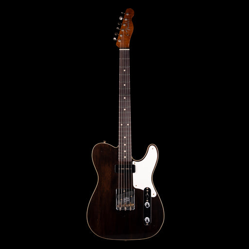 Fender Custom Shop Limited Edition P90 Mahogany Telecaster Journeyman Relic Ebony Transparent