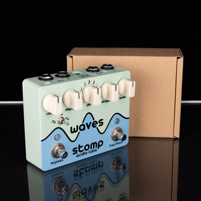 Used Stomp Audio Labs Waves Tremolo Pedal With Box