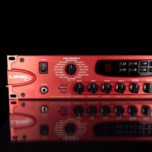 Used Line 6 Pod Pro Rackmount Multi Effect and Amp Modeler Red Rack Unit