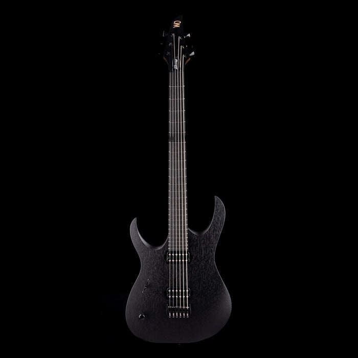 Mayones Duvell Elite 6 B27 Baritone Left Handed Black Limba Monolith Black Matte