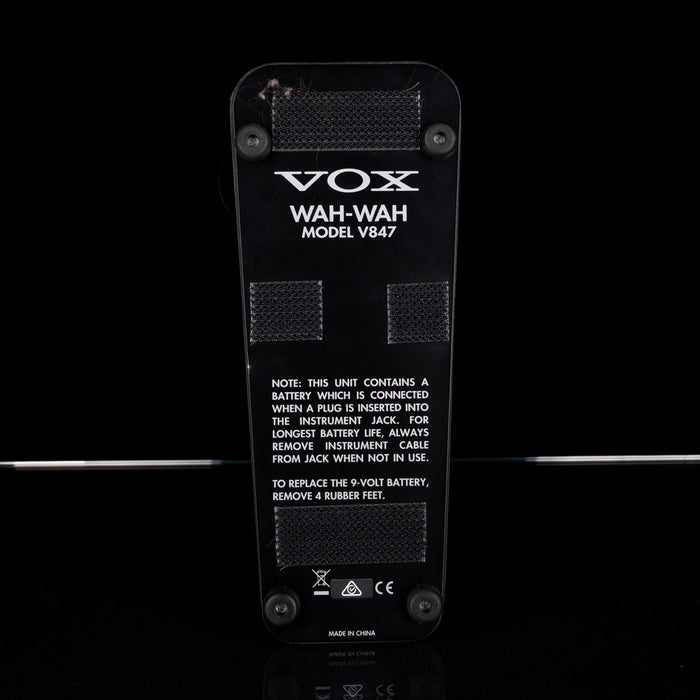Used Vox V847 Wah Pedal With Bag and Box - 3