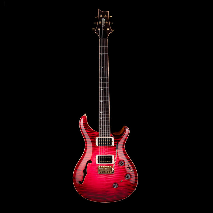 PRS Private Stock Custom 24 Semi-Hollow Piezo Blood Red Glow With Case