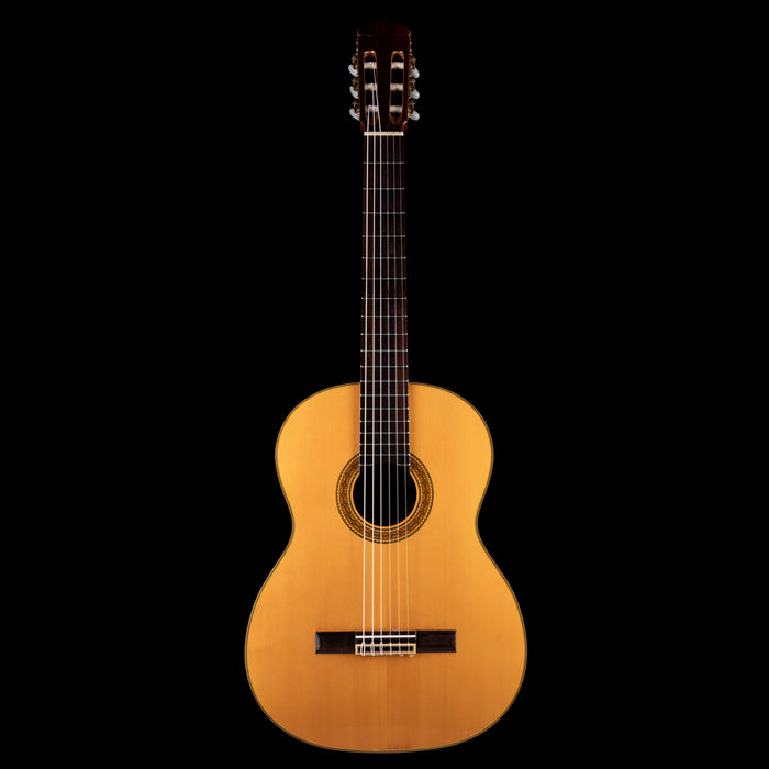 Pre Owned Takamine Made In Japan Model C-128 Nylon Classical Guitar Natural