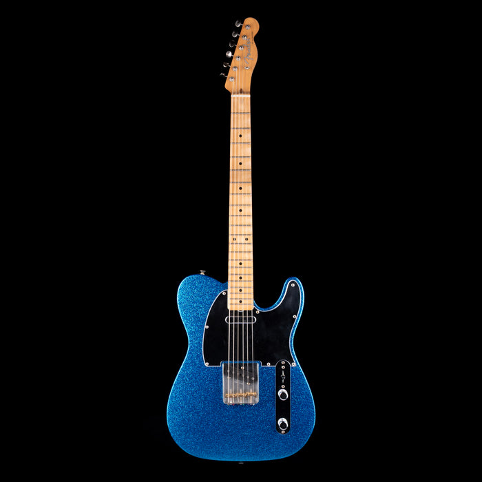 Used Fender Artist Series J Mascis Tele Bottle Rocket Blue Flake With Gig Bag
