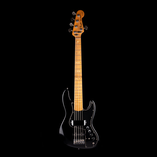 Pre Owned 2005 Fender Marcus Miller Jazz Bass V Black With OHSC