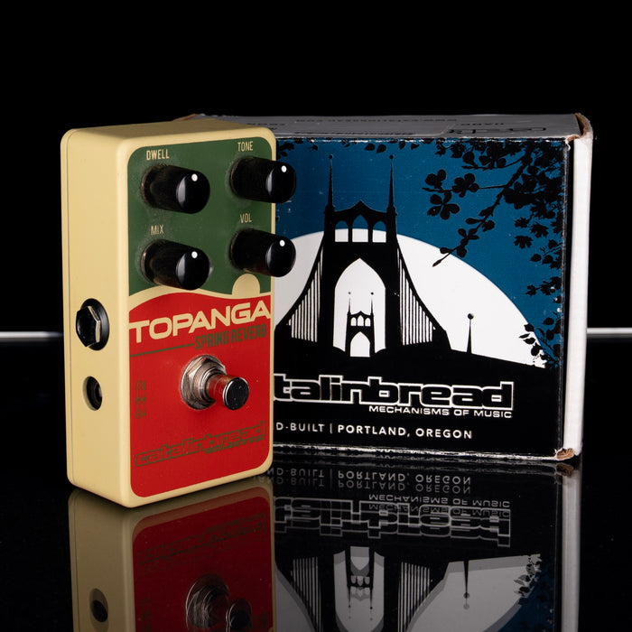 Used Catalinbread Topanga Spring Reverb Pedal with Box