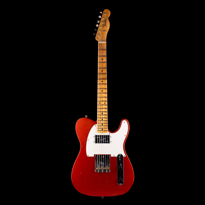 Pre Owned 2024 Fender Custom Shop Postmodern Telecaster HS Journeyman Relic, Faded Aged Candy Tangerine With OHSC