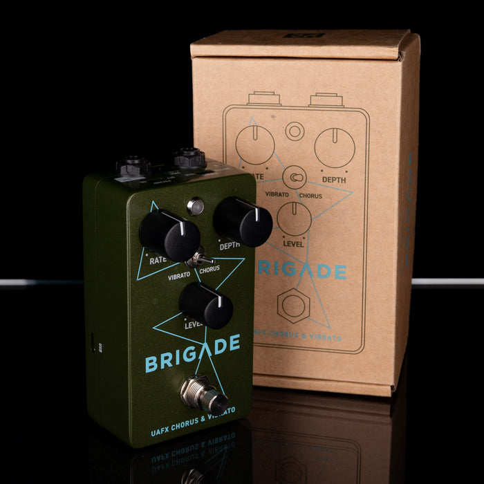 Used Universal Audio Brigade Chorus and Vibrato Pedal with Box