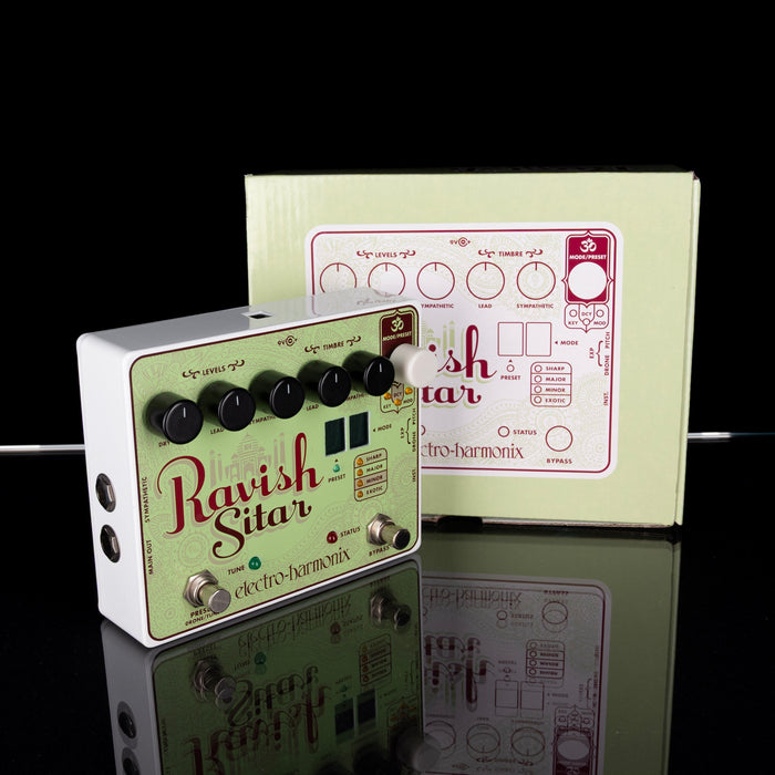 Used Electro-Harmonix Ravish Sitar Emulation Pedal with Box