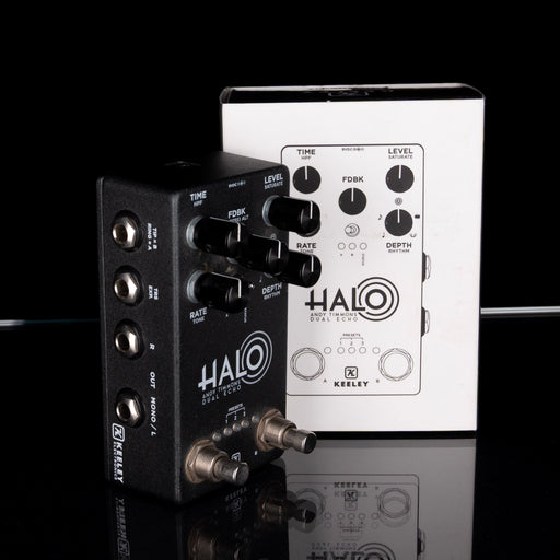 Used Keeley Halo Andy Timmons Dual Echo Delay Guitar Effect Pedal With Box